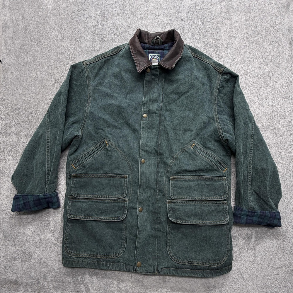 Vintage Chaps Ralph Lauren Hunting Mens L Green USA‎